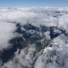 Flugwegposition um 12:01:01: Aufgenommen in der Nähe von Gußwerk, Österreich in 2923 Meter